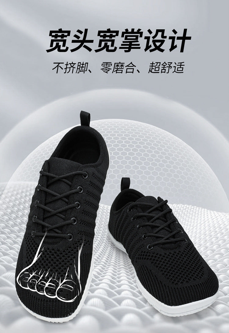 Foreign Trade Barefoot Shoes for Men, Wide-Last Squat Shoes, Strength Deadlift Fitness Indoor Comprehensive Training Shoes, Women's Yoga Aerobics Shoes