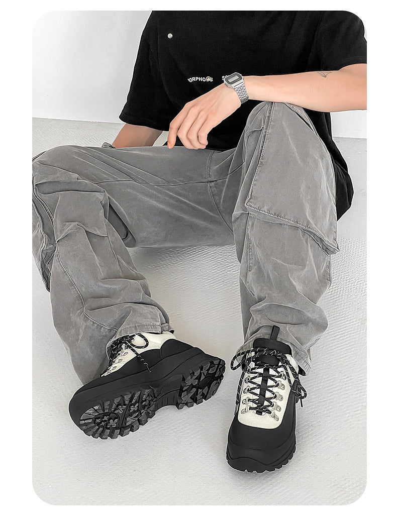 2026 New Spring Hiking Shoes for Men, Height-Increasing Versatile Breathable Sneakers, Couple's Non-Slip Outdoor Hiking Sports Shoes