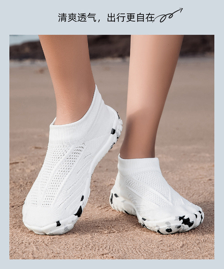 Indoor Fitness Shoes for Men and Women, Skipping Rope Shoes, Shock-Absorbing Soft-Soled Treadmill Shoes, Aerobics Squat Shoes, Non-Slip Comprehensive Training Shoes