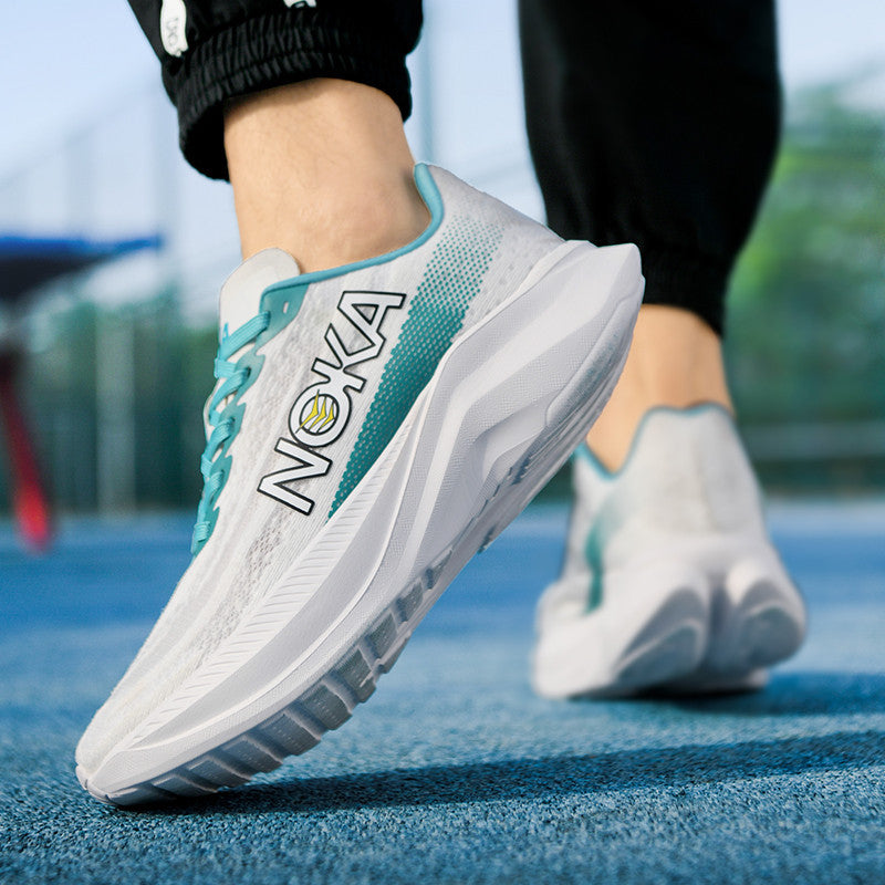 2025 Men's Shoes Autumn and Summer New Mesh Running Shoes Sports Shoes Breathable Shock Absorbing Soft Sole Student Shoes Lightweight Running Shoes