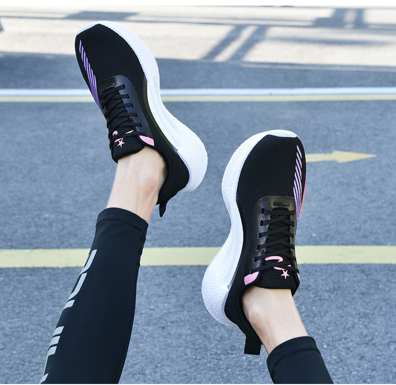 Couple Style Spring and Autum New Sports Shoes Men's Casual Shoes 2025 Lightweight Comfortable Breathable Running Shoes Men's Mesh