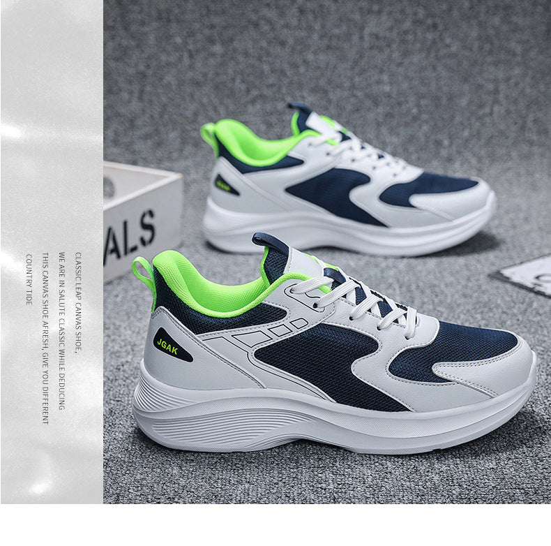 2026 New Men's Shoes, Popular Casual Trendy Shoes, Premium Materials, Soft Mesh Surface, Large Size Cross-Border Running Shoes