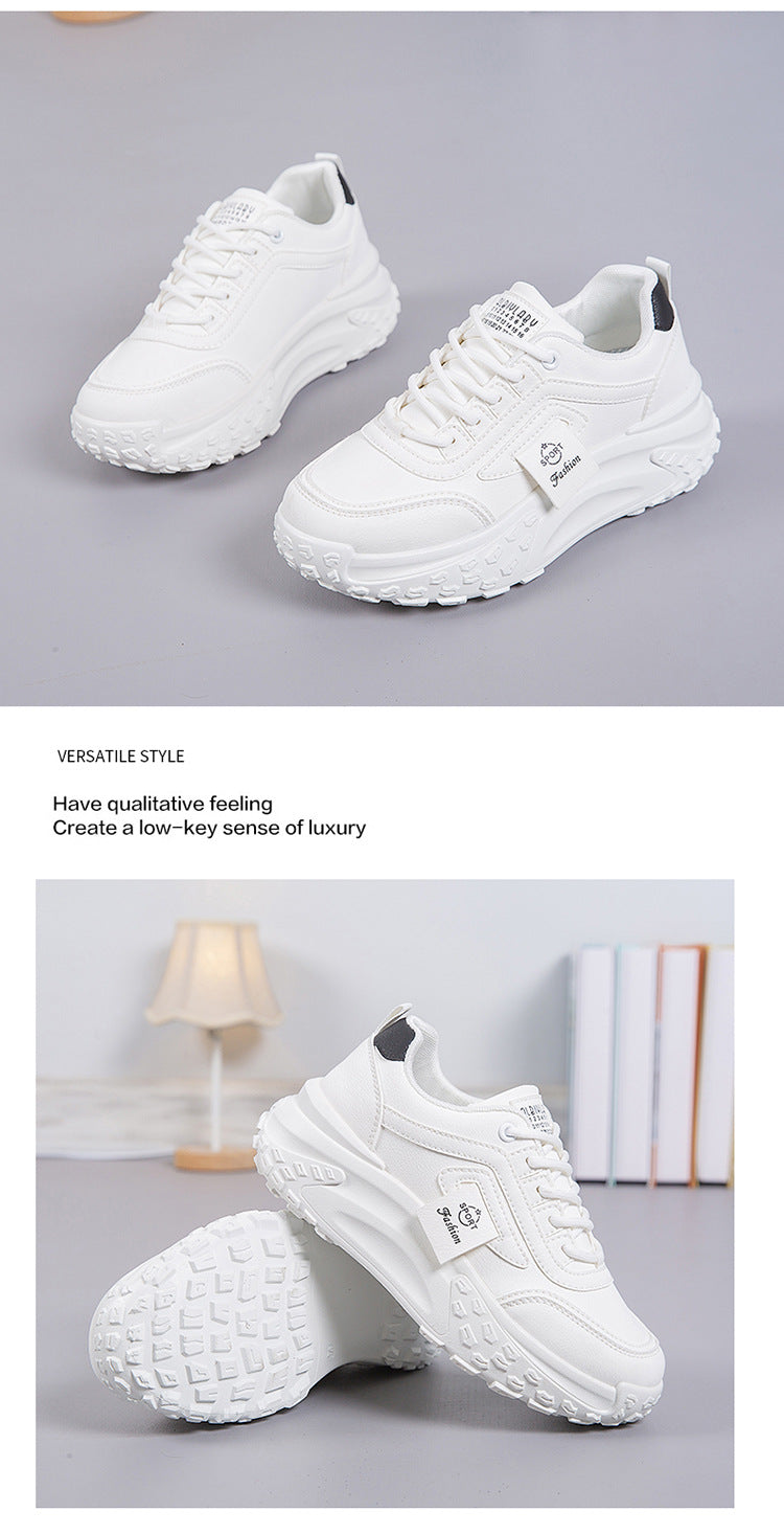 Popular Dad Sneakers for Women, Spring and Autumn Versatile Thick-Soled 2026 New Model, Trendy Casual Sports Shoes for Women, Student Running Shoes