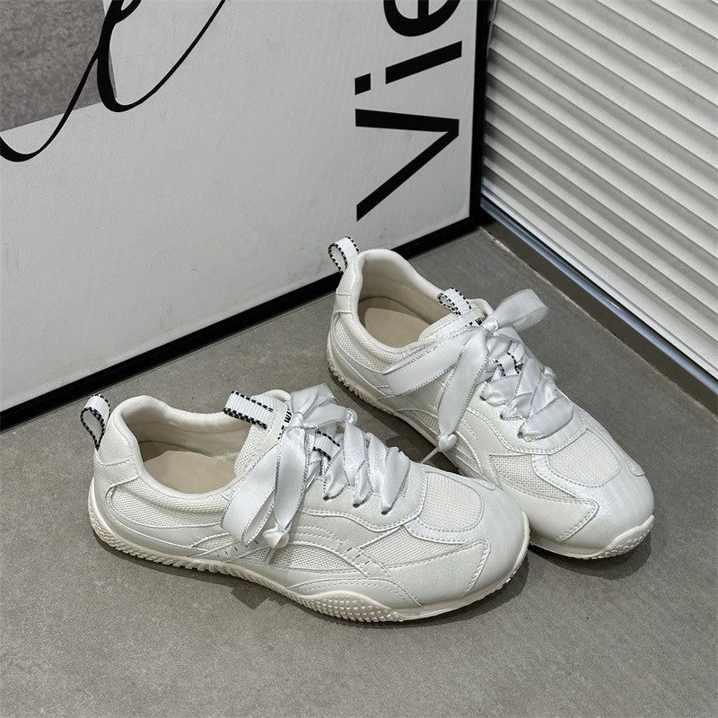 Sports Shoes for Women 2024 New Autum Women's Shoes Flats Breathable Forrest Gump Shoes Casual Versatile Ballet Moral Training Shoes Mesh