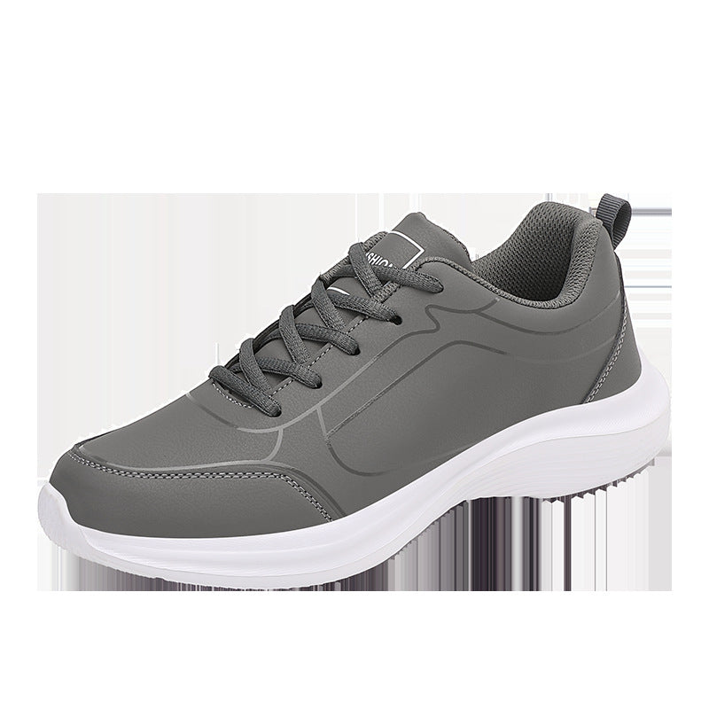 2023 Spring and Autumn New Men's Shoes Vintage Running Shoes Low-top Leather Forrest Gump Shoes Fashion Casual Youth Sports Men's Shoes
