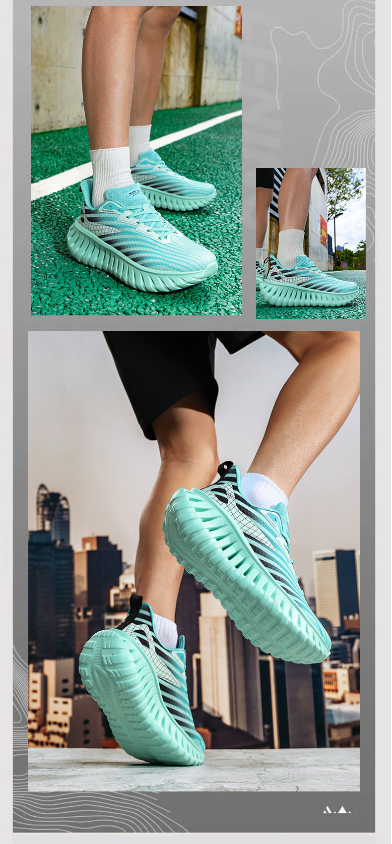 Student Shoes, High-End Wear-Resistant Running Shoes, 2025 New Autumn and Winter Breathable Walking Shoes, Men's Sports Mesh Shoes