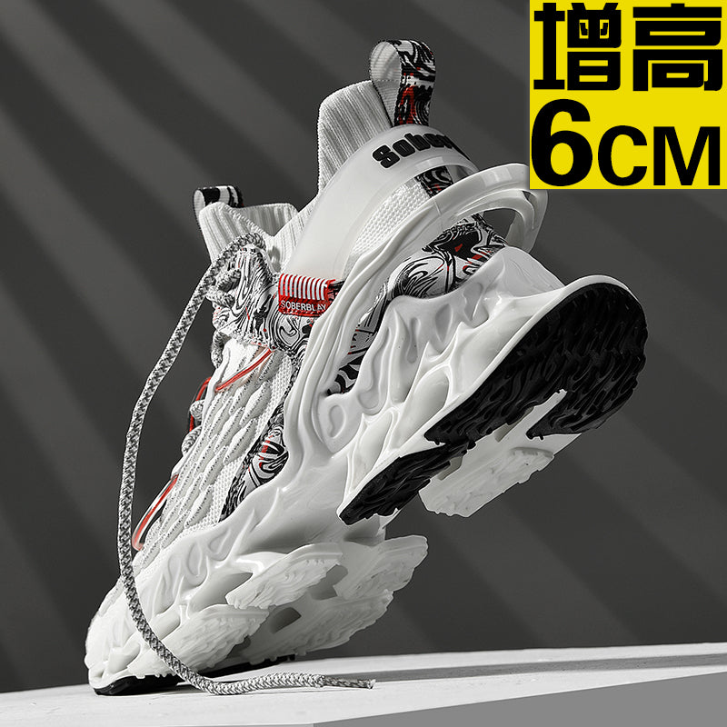 National Trend Blade Running Shoes for Men 2025 New Spring Breathable Casual Sports Shoes Youth Shock-Absorbing Running Shoes
