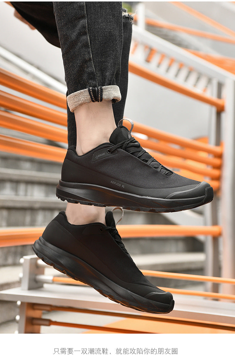 Live broadcast with men's shoes all-terrain running shoes outdoor socks waterproof cross-country hiking sneaker all-match casual shoes