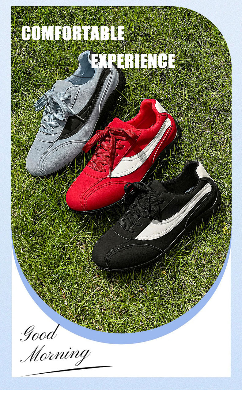 Red Racing Training Shoes for Men, New Mesh Breathable Running Shoes, Sports Casual Shoes, Apple Shoes, Leather Sc01