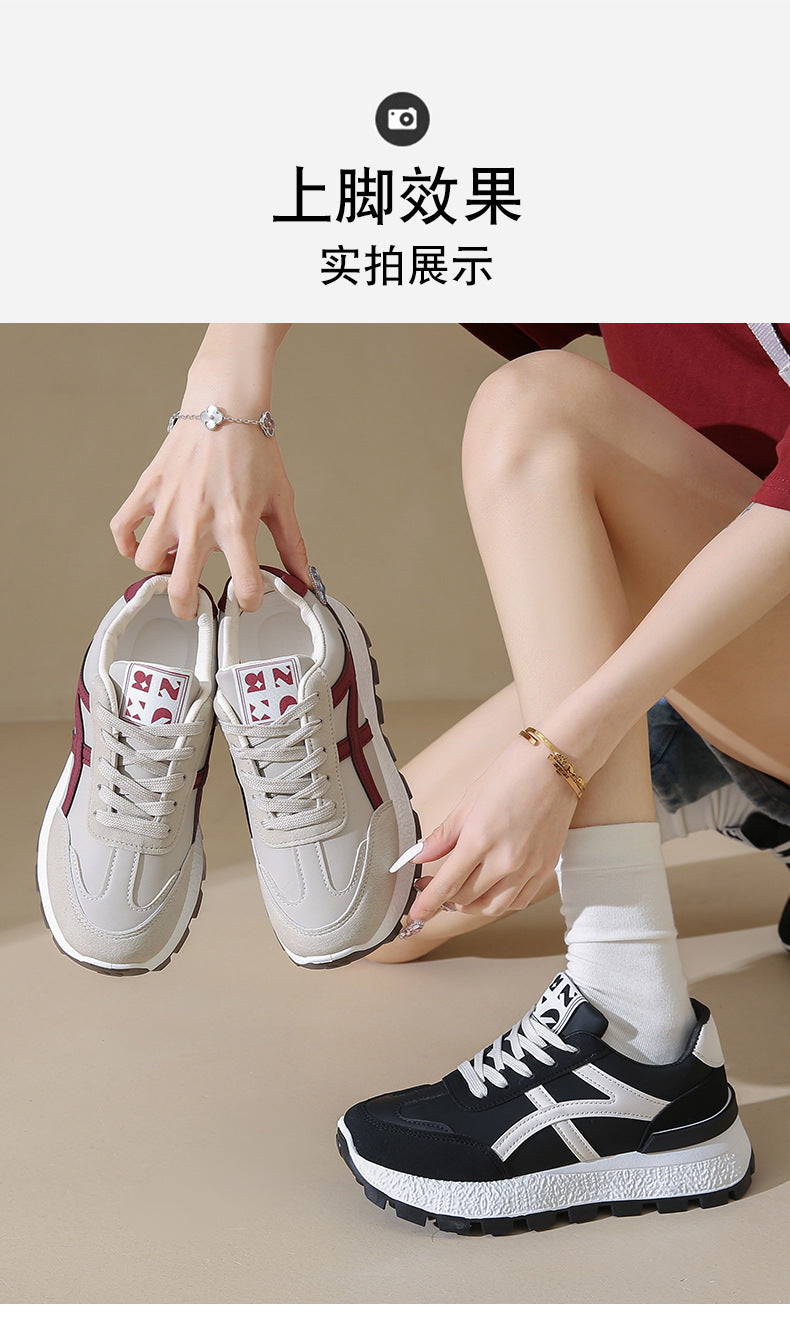 Forrest Gump sneaker Women's 2025 New Summer Breathable Thin Torre Shoes Sports Running Soft Bottom White Shoes