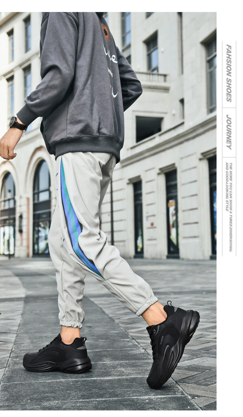 Extra Large Size Running Shoes Men's Sports Casual Shoes Autumn and Winter New Youth Lightweight Breathable Student Outdoor Trendy Shoes