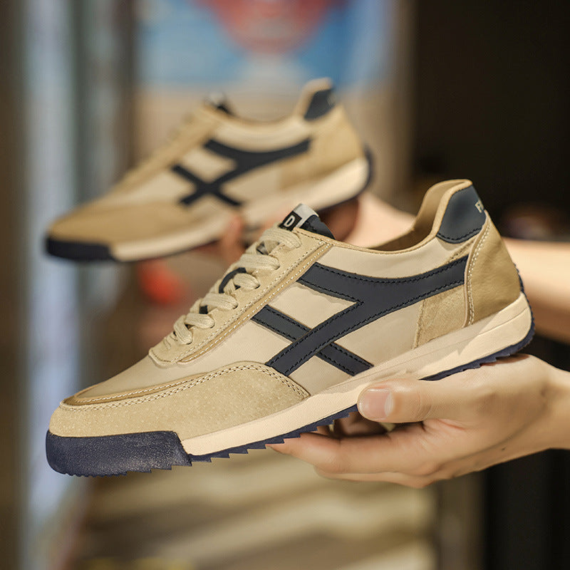 2024 Winter Men's Korean Style Fashion Casual Running Shoes Versatile Breathable Sneakers Sports Men's Shoes Comfortable and Casual