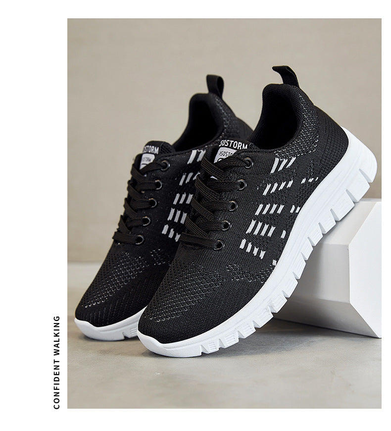 Women's Shoes 2026 Summer New Running Shoes Popular Wholesale Foreign Trade Women's Shoes Soft Sole Comfortable Cross-Border Sports Shoes for Women