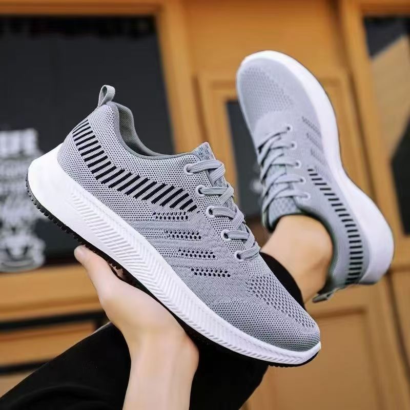 Men's Shoes 2025 Spring and Summer New Wear-Resistant Thickened Sports Shoes Running Shoes Non-Slip Wear-Resistant Casual Shoes Men's Sports Shoes