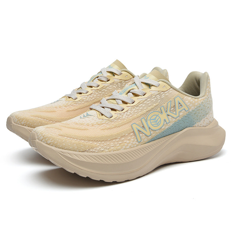 2025 Men's Shoes Autumn and Summer New Mesh Running Shoes Sports Shoes Breathable Shock Absorbing Soft Sole Student Shoes Lightweight Running Shoes