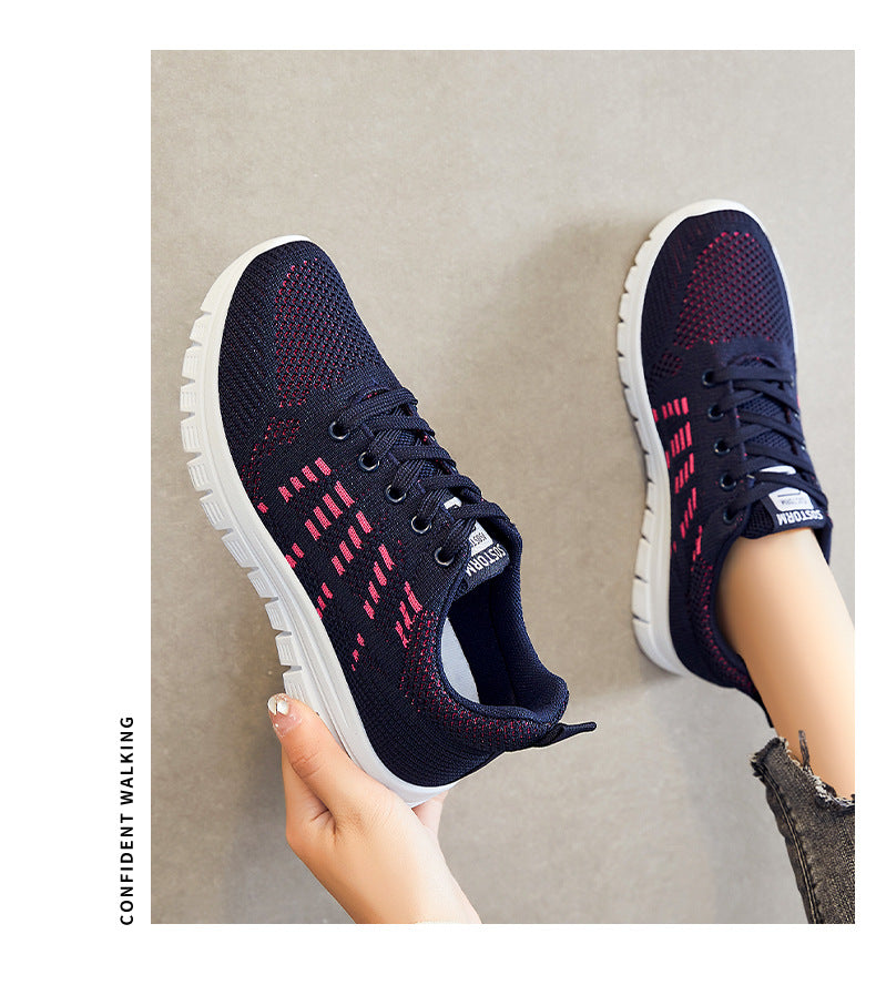 Women's Shoes 2026 Summer New Running Shoes Popular Wholesale Foreign Trade Women's Shoes Soft Sole Comfortable Cross-Border Sports Shoes for Women