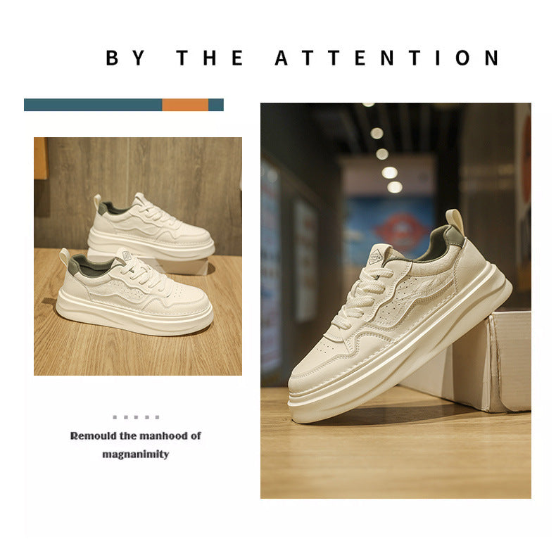 Popular Men's Shoes 2025 New Spring Casual All-match Men's Running Height Increasing Sports Wear-resistant Non-slip Trendy Shoes for Torre
