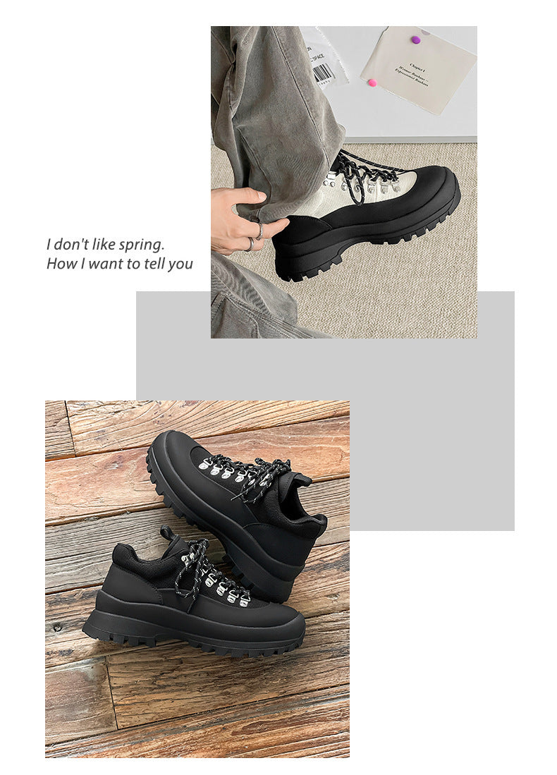 2026 New Spring Hiking Shoes for Men, Height-Increasing Versatile Breathable Sneakers, Couple's Non-Slip Outdoor Hiking Sports Shoes