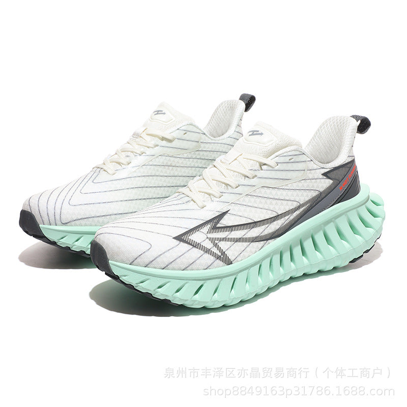Running Shoes Men's Shoes 2025 New Breathable Mesh Sports Carbon Plate Running Shoes Increased Wear-Resistant Versatile Casual Shoes