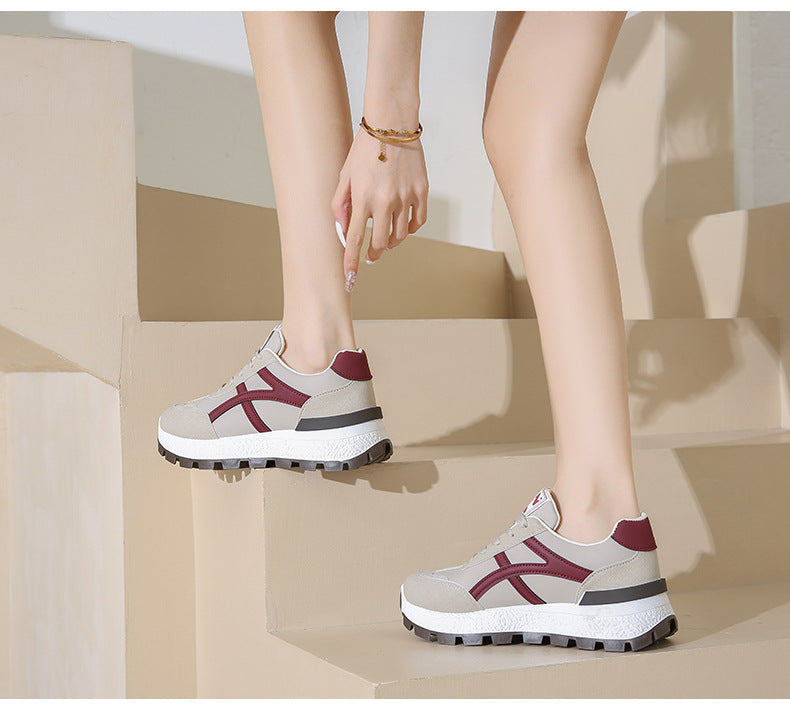Forrest Gump sneaker Women's 2025 New Summer Breathable Thin Torre Shoes Sports Running Soft Bottom White Shoes