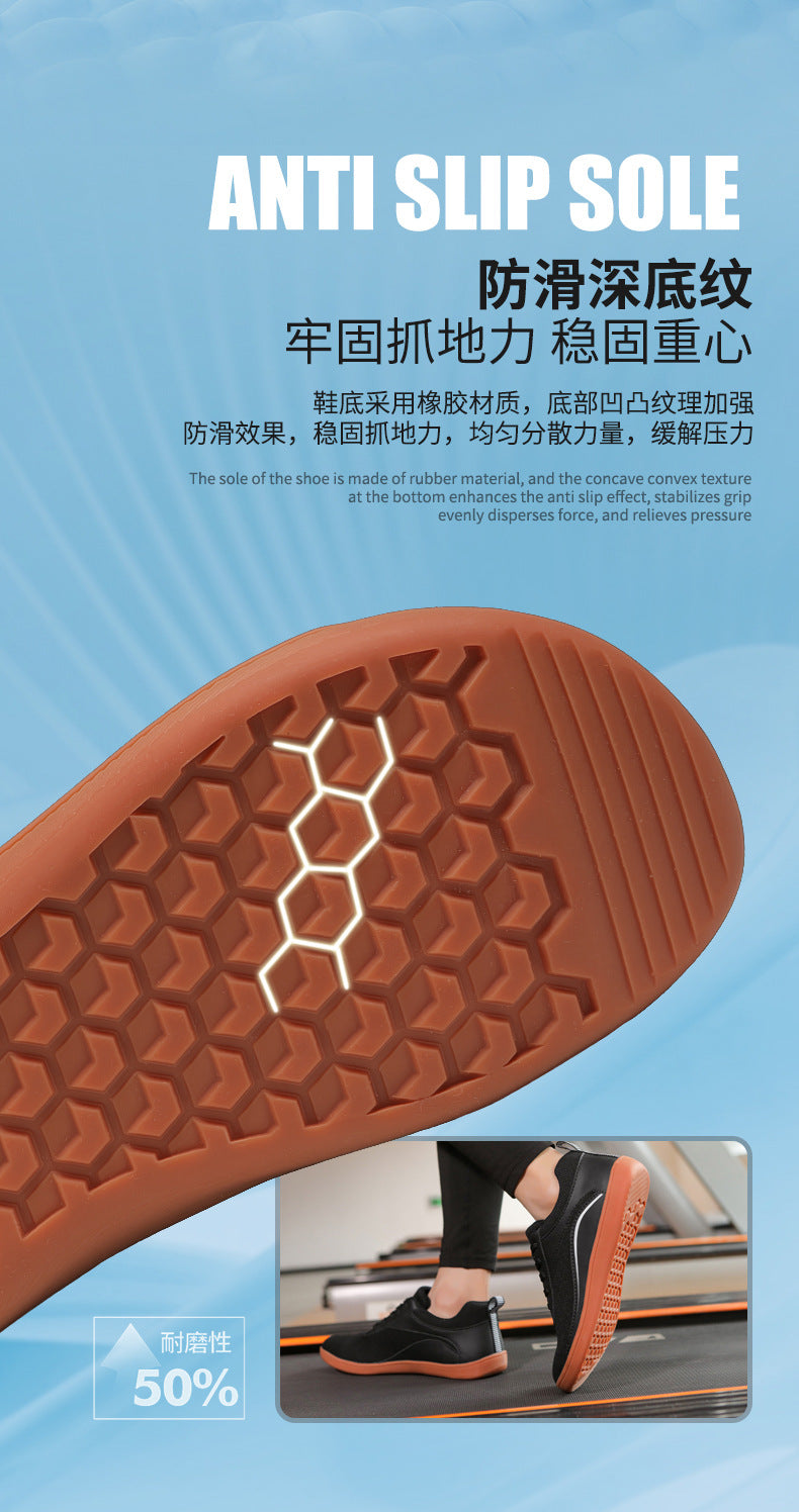 Cross-border 2024 men's barefoot shoes wide toe shoes Amazon step wide palm women's shoes four seasons casual hiking shoes