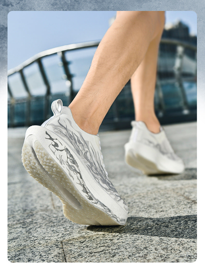 Fashionable Cushioning Running Shoes, Sports Trendy Shoes, Casual, Comfortable and Versatile Cross-Border Factory Direct Sales, Wear-Resistant Professional Couple Shoes