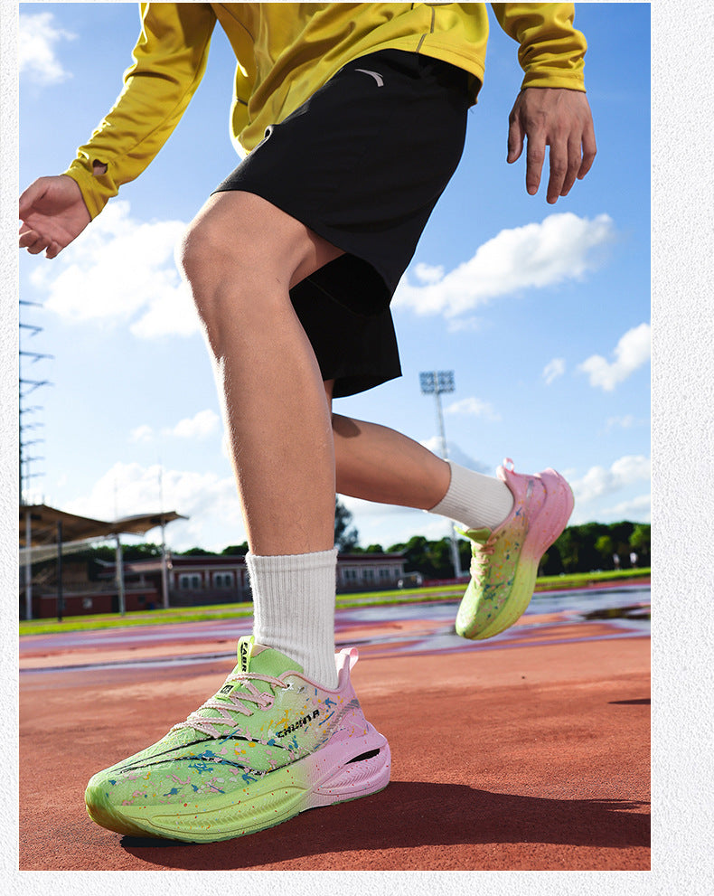 2025 Autumn New Four-Season Couple Professional Marathon Running Shoes Trendy Fashion Versatile Daily Sports Shoes for Men and Women