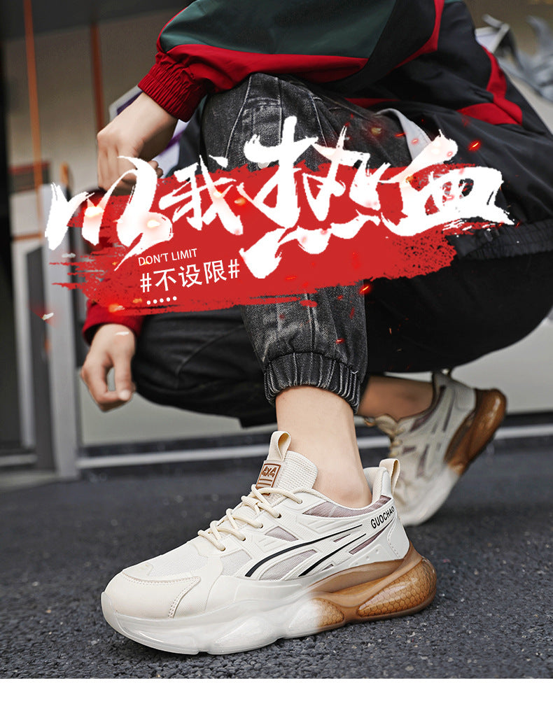 Summer Breathable Mesh Sports Shoes for Men, Soft Soles, Shock-Absorbing, Wear-Resistant, Lightweight Casual Running Shoes, Breathable and Comfortable Shoes