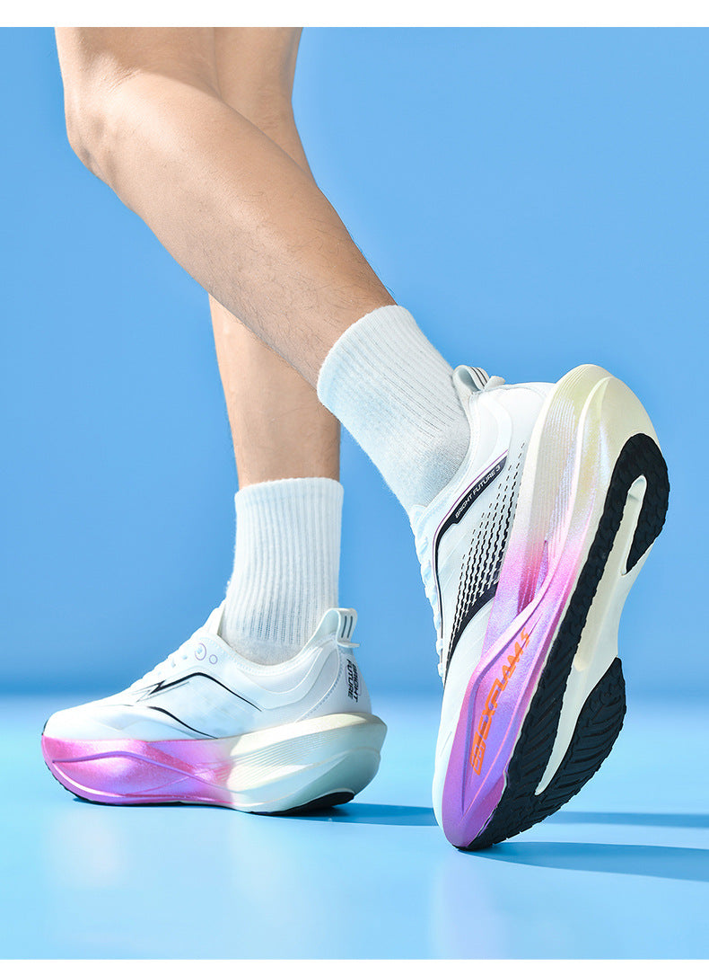 Professional Marathon Sports Training Racing Competition Cushioning Breathable Men's Sports Shoes Carbon Plate Comfortable Women's Running Shoes Autumn