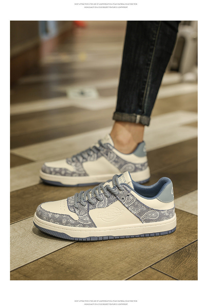 Men's New Winter Style Student Light Luxury Fashionable High-Value Running Shoes, Non-Slip and Wear-Resistant Men's Trendy Casual Sneakers