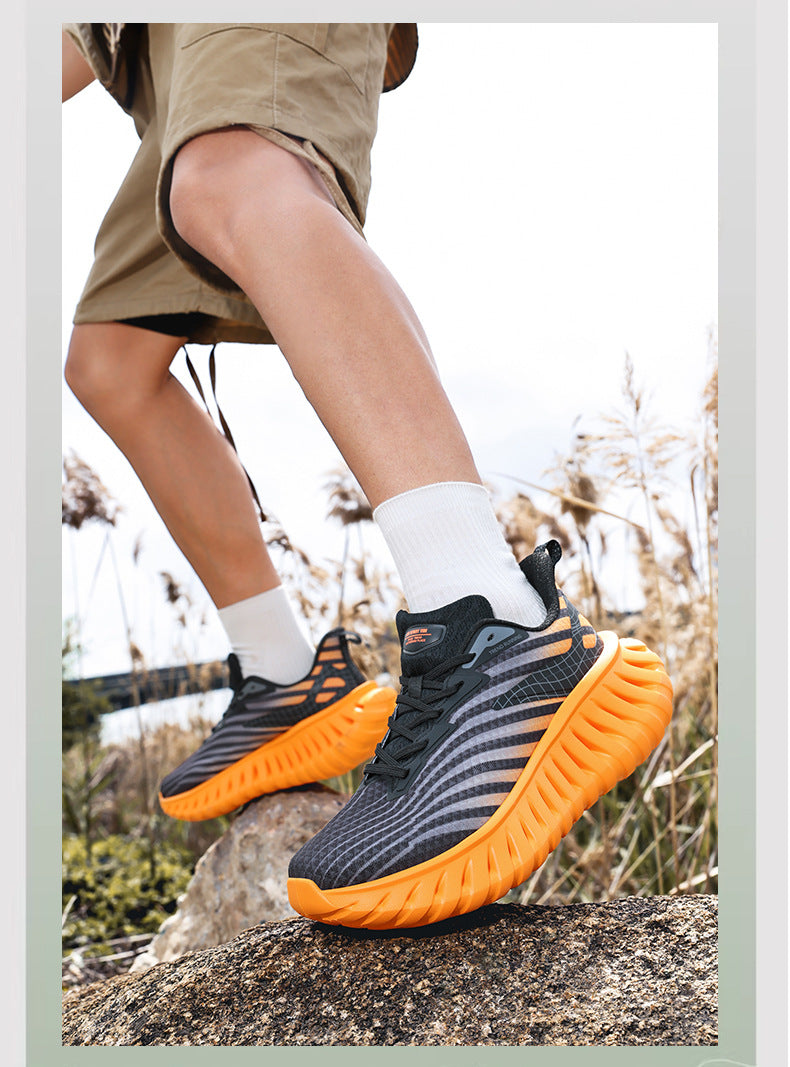 Student Shoes, High-End Wear-Resistant Running Shoes, 2025 New Autumn and Winter Breathable Walking Shoes, Men's Sports Mesh Shoes