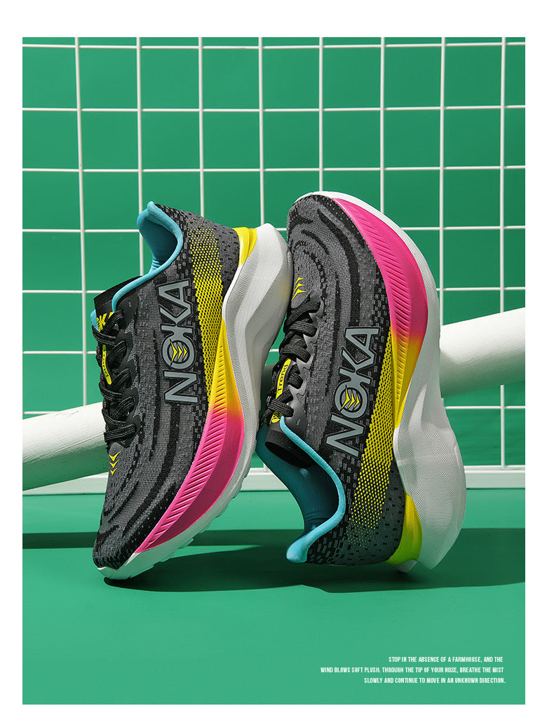 2025 Men's Shoes Autumn and Summer New Mesh Running Shoes Sports Shoes Breathable Shock Absorbing Soft Sole Student Shoes Lightweight Running Shoes