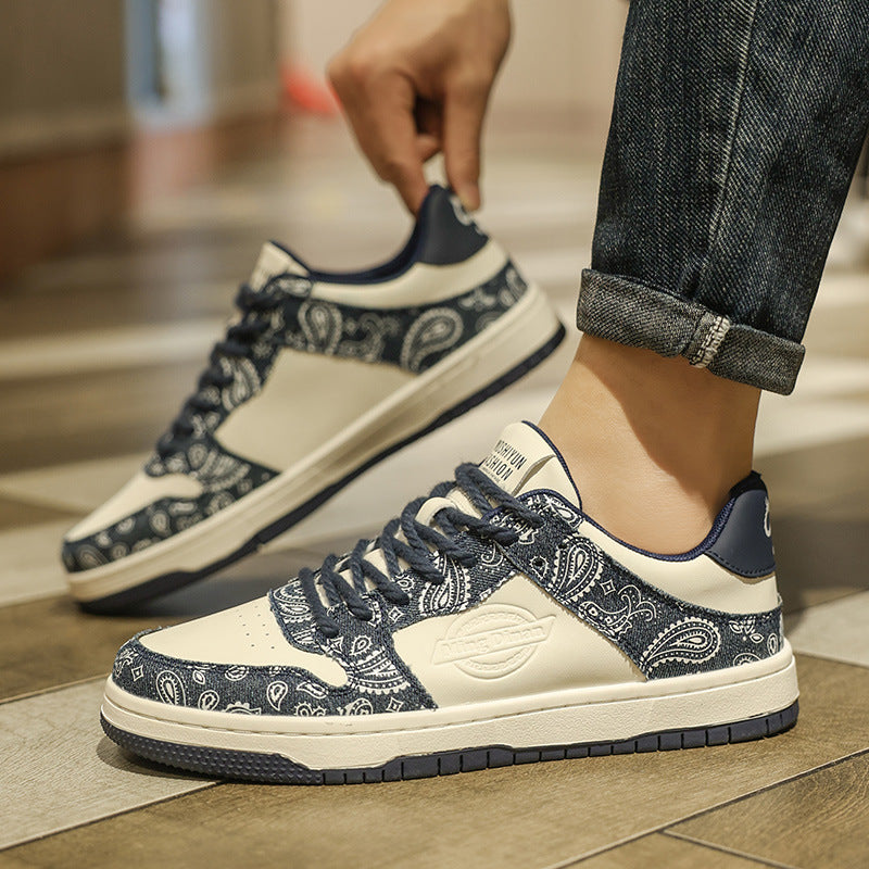 Men's New Winter Style Student Light Luxury Fashionable High-Value Running Shoes, Non-Slip and Wear-Resistant Men's Trendy Casual Sneakers