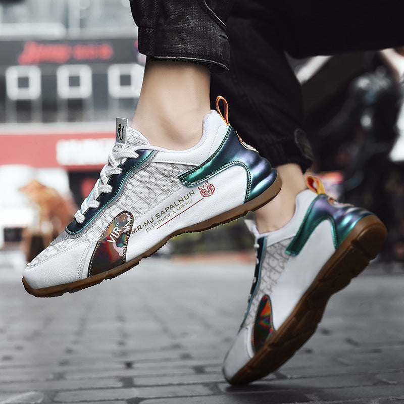 National Fashion Entry Luxury 2025 Summer Cross-border Casual Running Shoes Thick Sole Mesh Breathable Outdoor Torre sneaker