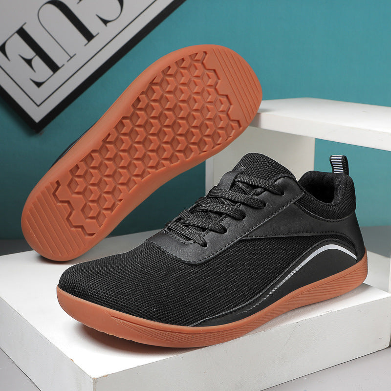 Cross-border 2024 men's barefoot shoes wide toe shoes Amazon step wide palm women's shoes four seasons casual hiking shoes