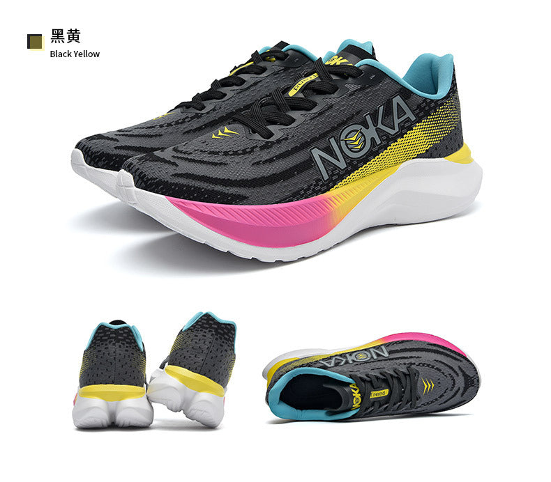 2025 Men's Shoes Autumn and Summer New Mesh Running Shoes Sports Shoes Breathable Shock Absorbing Soft Sole Student Shoes Lightweight Running Shoes