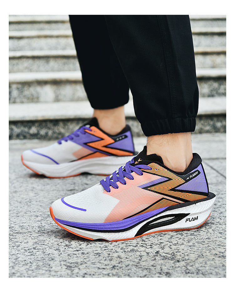 Casual Couple Fashion Cushioning Running Shoes Sports Trendy Shoes Women's Comfortable Versatile Daily Jogging Shoes Men's Breathable All Seasons