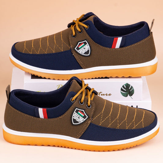 Breathable and Wear-Resistant Work Shoes, New Autumn Running Shoes, Lightweight Rubber Sole, Versatile Cloth Shoes for Drivers, Men's Shoes