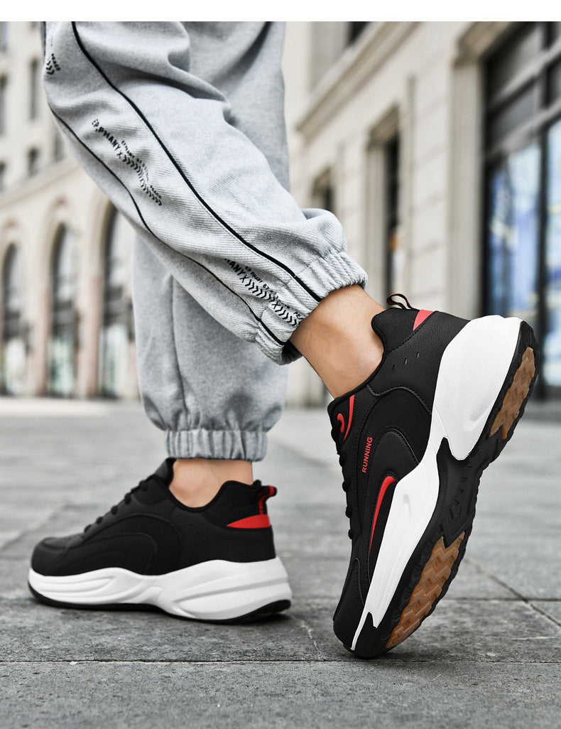 Extra Large Size Running Shoes Men's Sports Casual Shoes Autumn and Winter New Youth Lightweight Breathable Student Outdoor Trendy Shoes