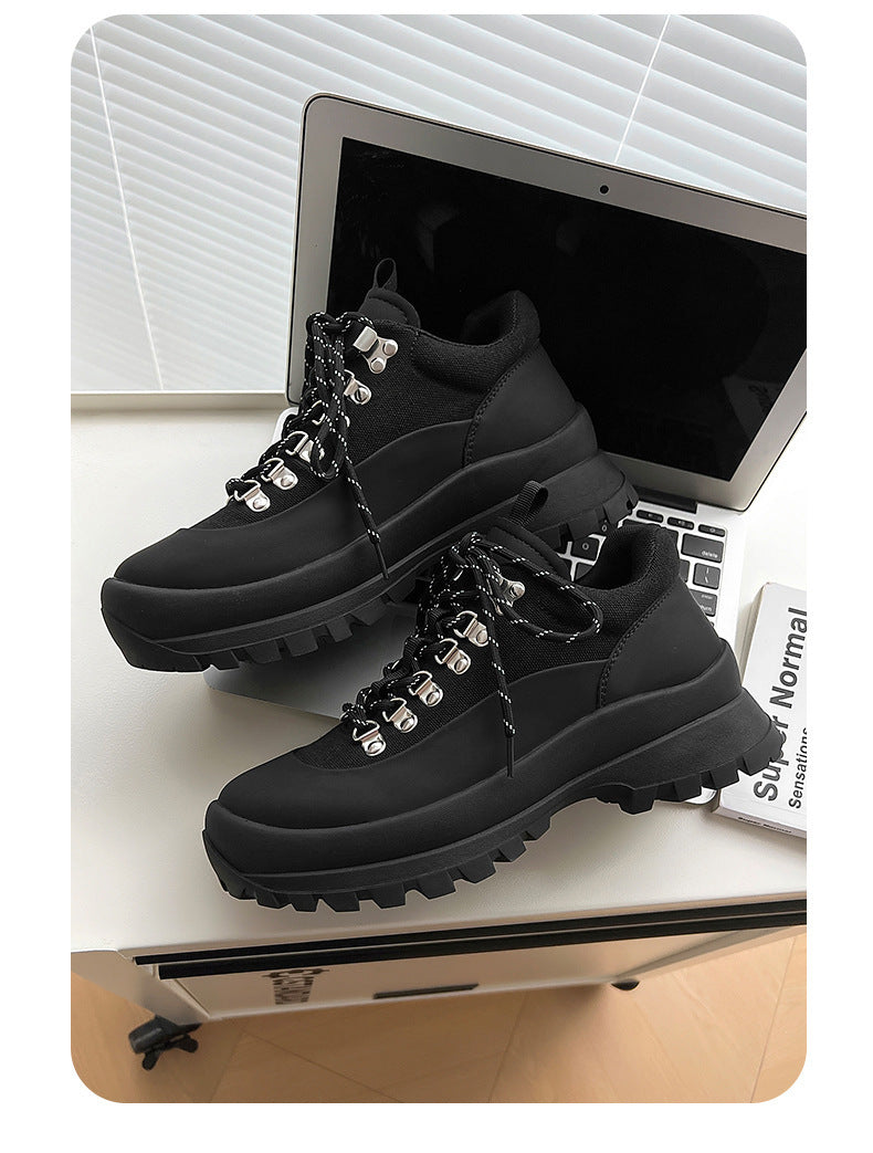 2026 New Spring Hiking Shoes for Men, Height-Increasing Versatile Breathable Sneakers, Couple's Non-Slip Outdoor Hiking Sports Shoes