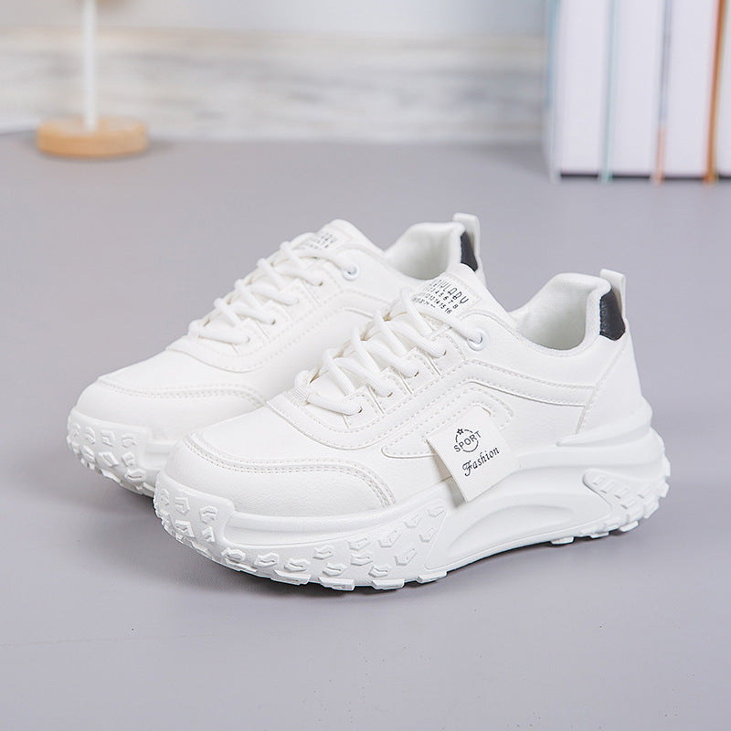 Popular Dad Sneakers for Women, Spring and Autumn Versatile Thick-Soled 2026 New Model, Trendy Casual Sports Shoes for Women, Student Running Shoes