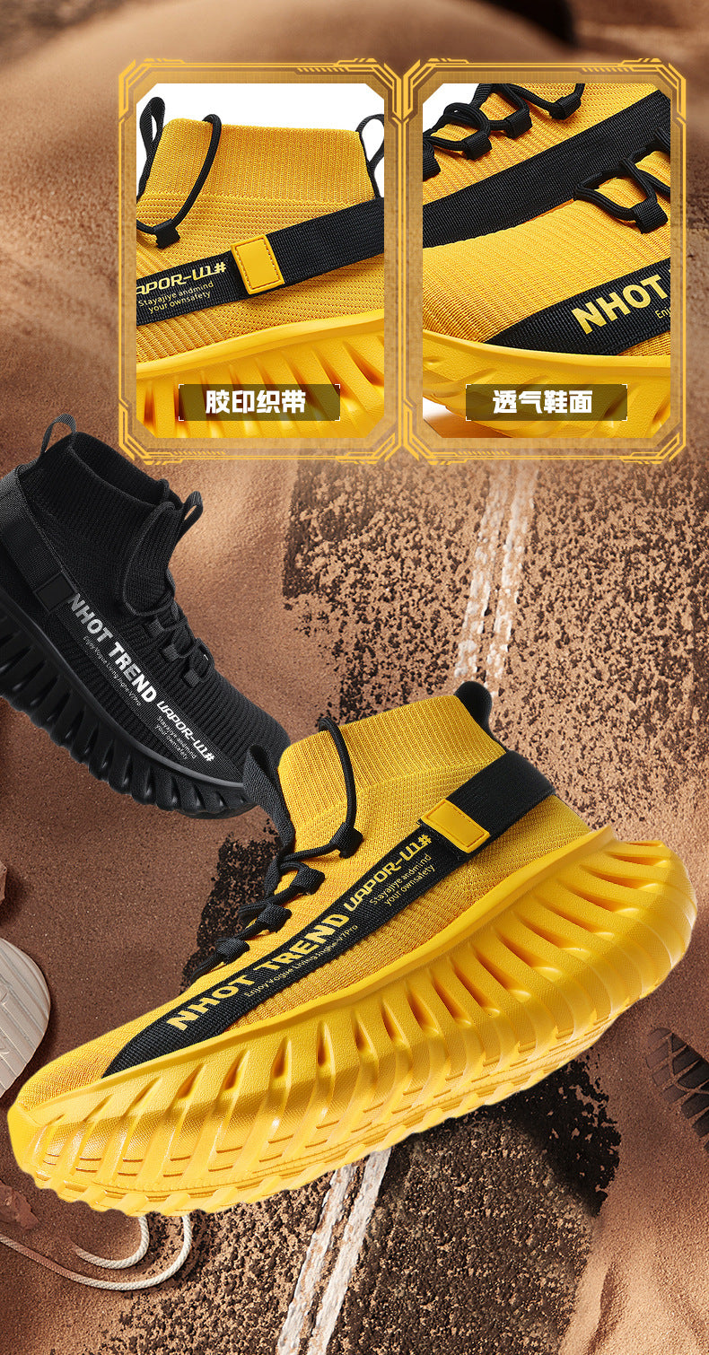 Men's Shoes, Four-Season Sports Shoes, Men's Breathable New Ultra-Light Soft-Soled Mesh Student Shock-Absorbing Casual Sneakers, Running Shoes for Men