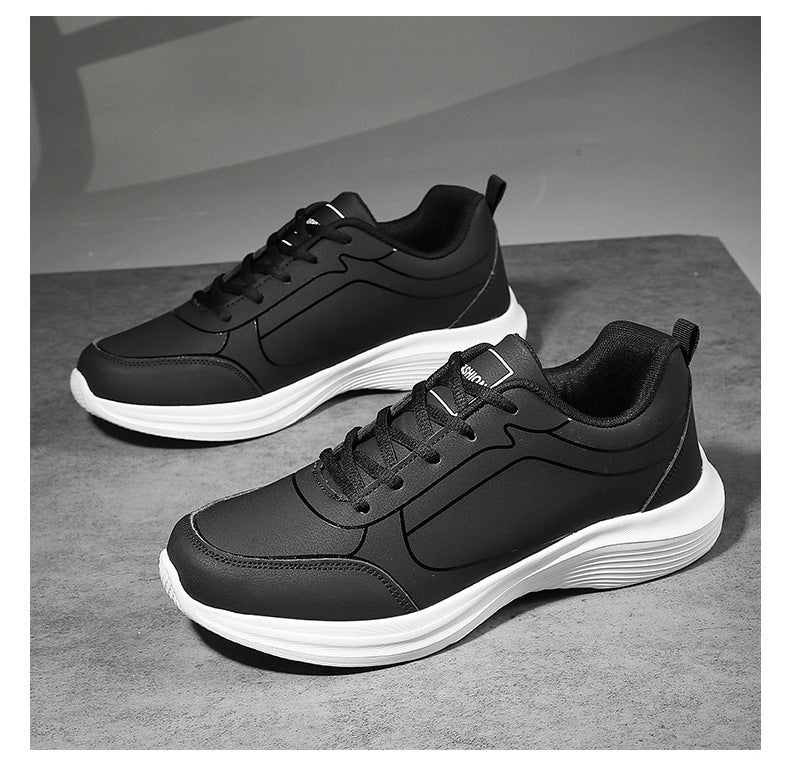 2023 Spring and Autumn New Men's Shoes Vintage Running Shoes Low-top Leather Forrest Gump Shoes Fashion Casual Youth Sports Men's Shoes