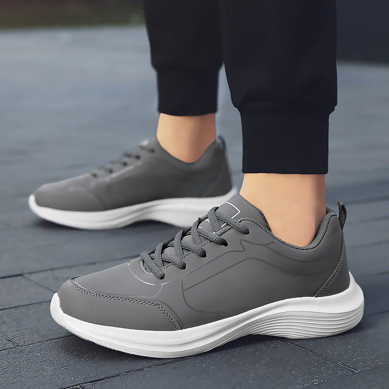 2023 Spring and Autumn New Men's Shoes Vintage Running Shoes Low-top Leather Forrest Gump Shoes Fashion Casual Youth Sports Men's Shoes