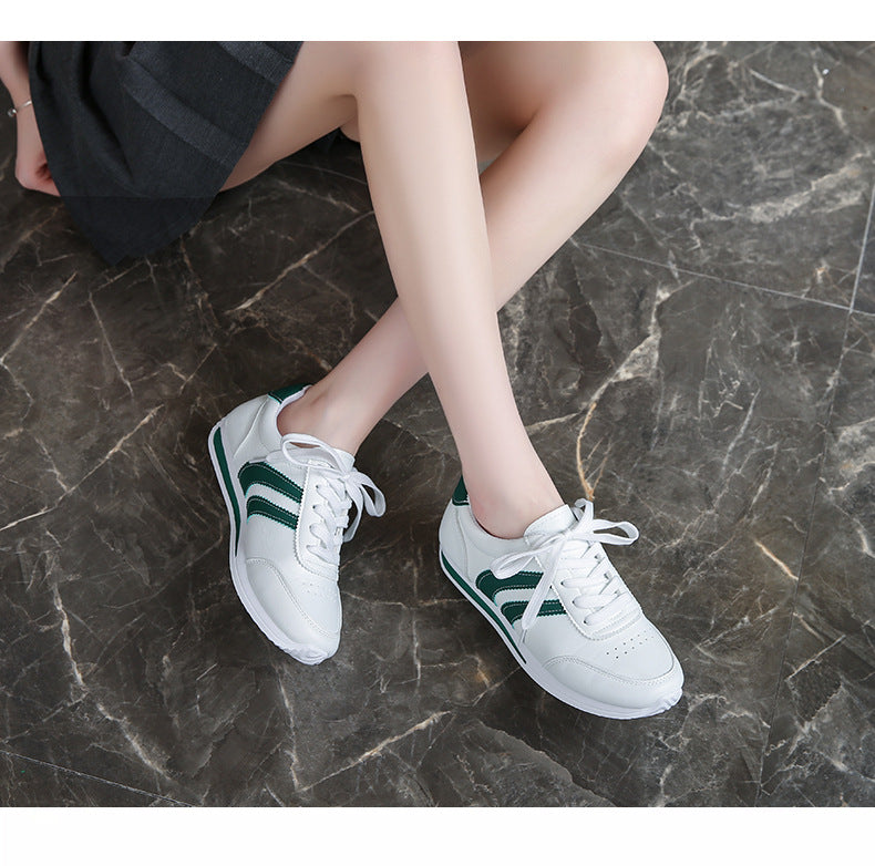 2025 Spring and Autumn New Forrest Gump Shoes Breathable Sports Casual Shoes Running Shoes Soft Sole Lightweight White Shoes Cross-Border Large Size