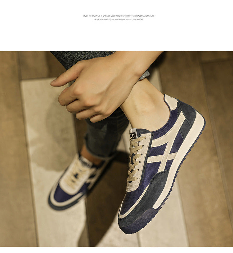 2024 Winter Men's Korean Style Fashion Casual Running Shoes Versatile Breathable Sneakers Sports Men's Shoes Comfortable and Casual
