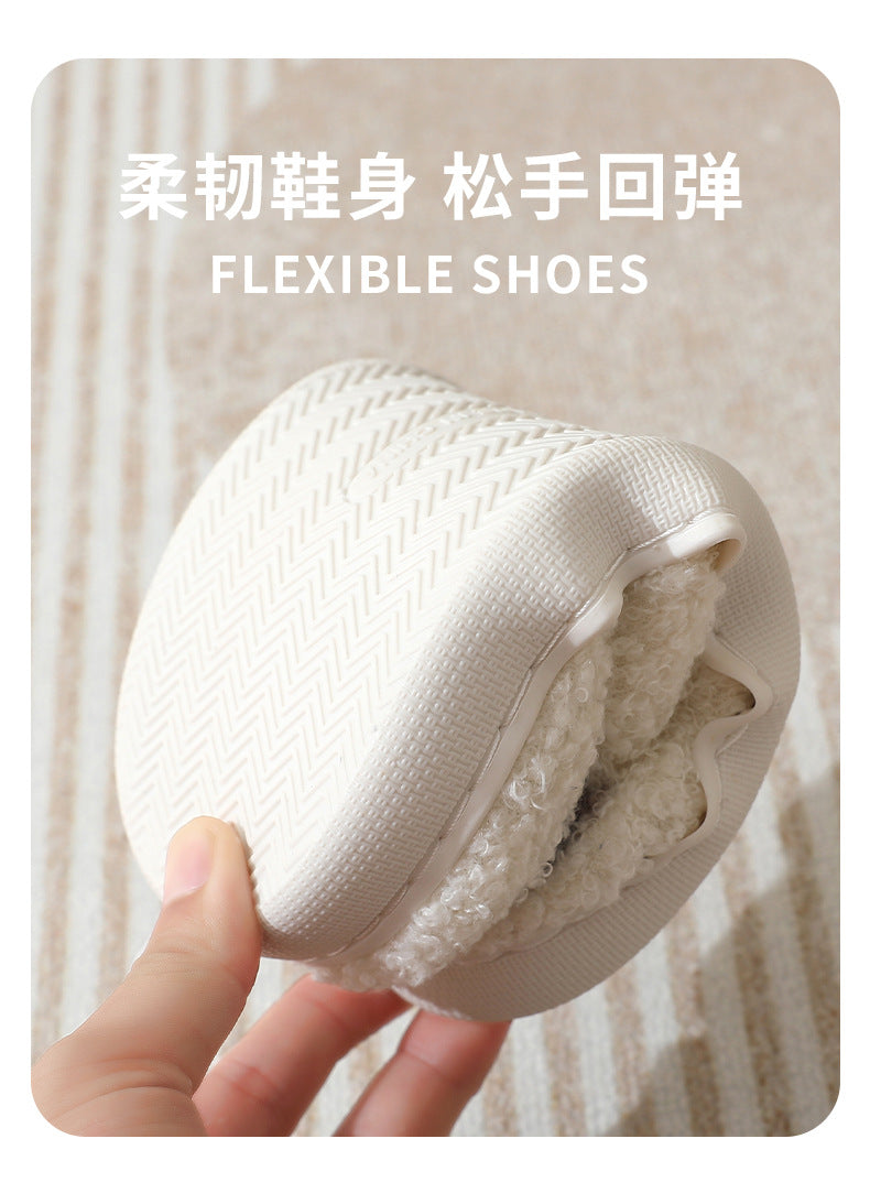 House Fuzzy Slipper Men Male Ghost Face Blue Evil Eye Home Shoes Plush Winter Warm Indoor Floor Non Slip Women Female Halloween