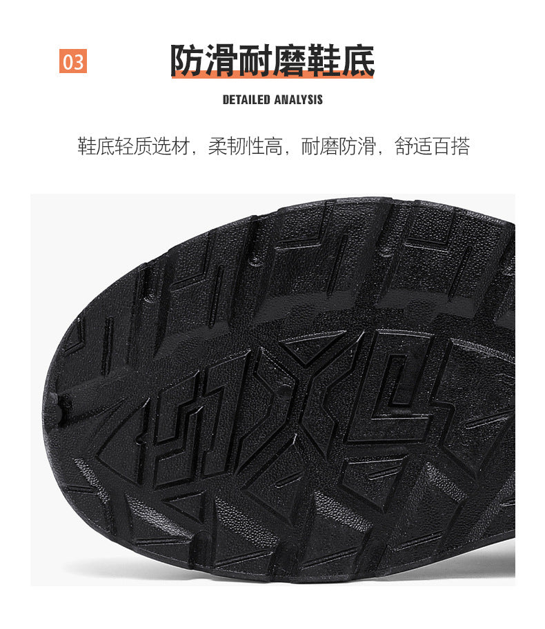 Casual Sports Leather Shoes Men's 2025 New Soft Sole Non-Slip Wear-Resistant Lightweight Fashionable Breathable Forrest Gump Shoes sneaker
