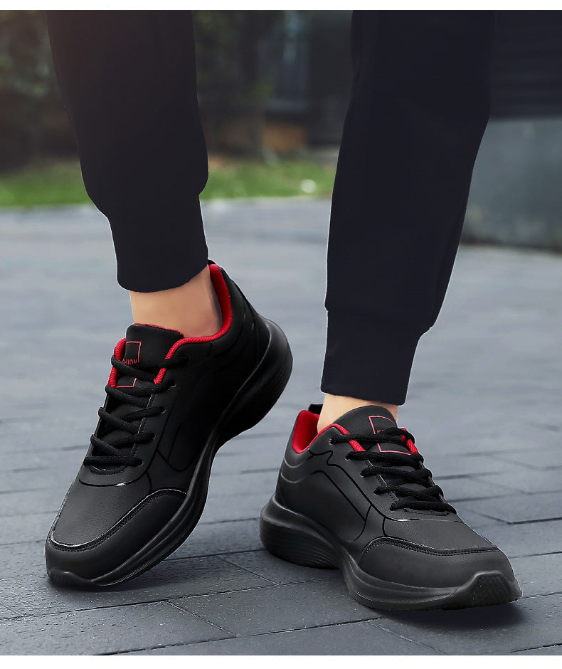 2023 Spring and Autumn New Men's Shoes Vintage Running Shoes Low-top Leather Forrest Gump Shoes Fashion Casual Youth Sports Men's Shoes