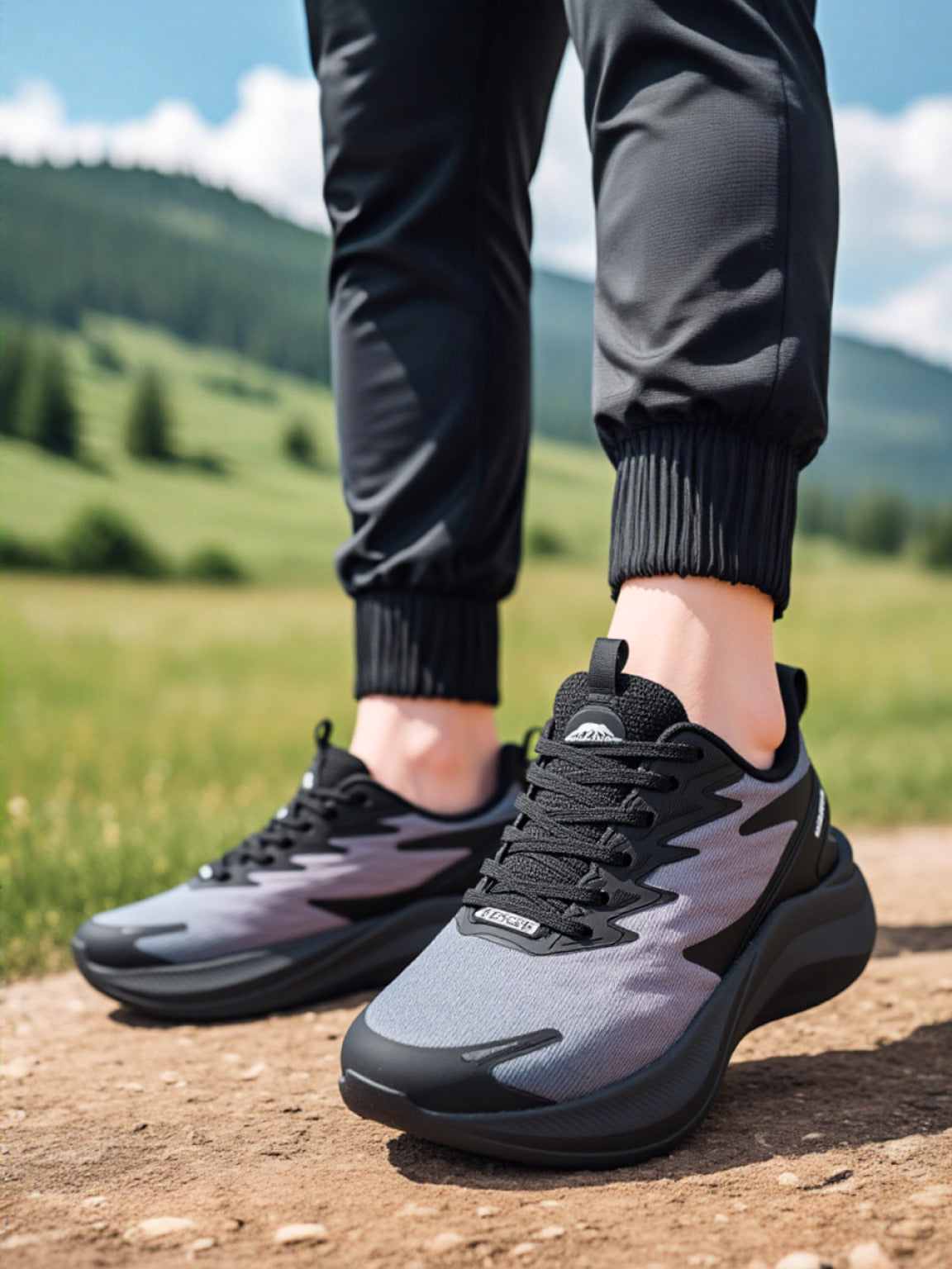 High-Quality Four-Season New Fashion Sports Shoes, Cushioning Running Shoes, Casual High School Entrance Examination Racing Sports Shoes for Men